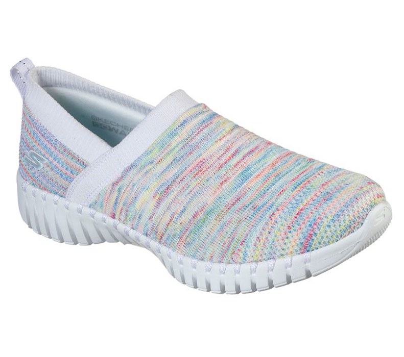 Skechers Dam Vita/Mintgröna Slip On - Gowalk Smart - Eccentric - Sverige (BVXSR-6804)